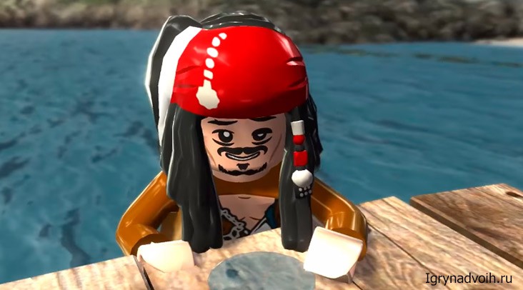 Главный герой игры LEGO Pirates of the Caribbean