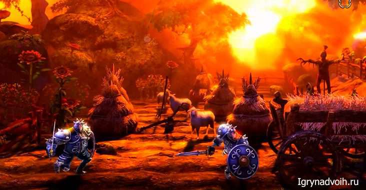 Рыцарь в игре Trine 2