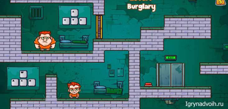 Первый уровень в игре "Побег из тюрьмы 2"